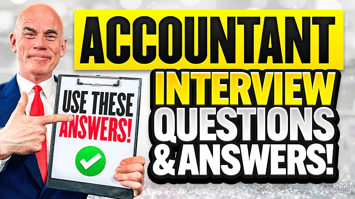 ACCOUNTANT Interview Questions & Answers! (How to PASS an ACCOUNTANT Job Interview!)