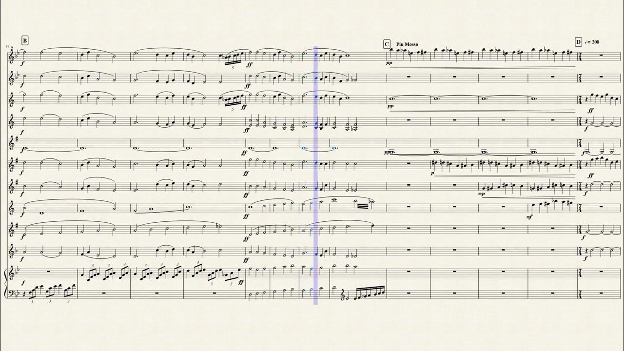 Finale from The Firebird Suite Woodwind Ensemble by Igor Stravinksy