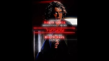 Knightfall Vader Vs Darth Maul | Legends #edit  #starwars  #1v1  #fyp