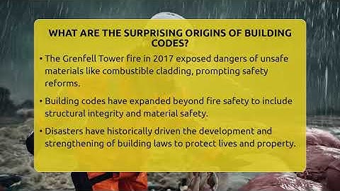 What Are The Surprising Origins Of Building Codes? - Man vs. Disaster