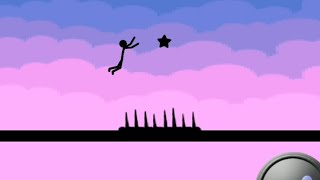 Stickman Parkour Platform - 2D Ninja Fun Race part 2 | Android Gameplay | screenshot 3