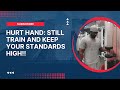 Training With An Injury: Keep your Standards High!!