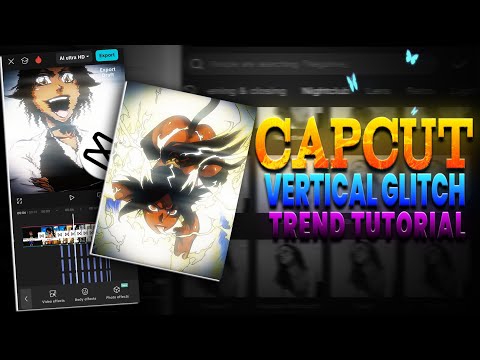 How To Make A Vertical Glitch Tutorial In Capcut | Vertical Shake Trend Tutorial 