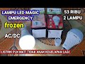 Review dan Cara Menggunakan Lampu LED Emergency Frozen 20 Watt 