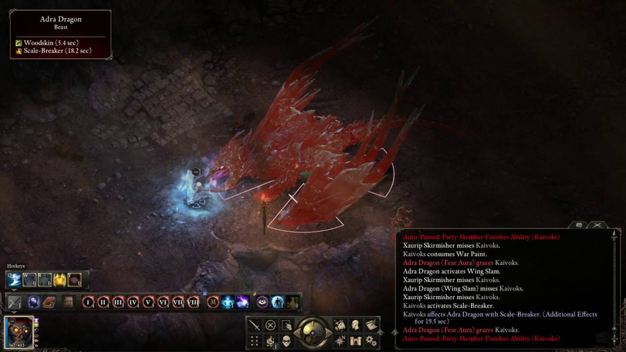 Pillars of Eternity [3.03] Wizard Solo Adra Dragon (Triple Crown