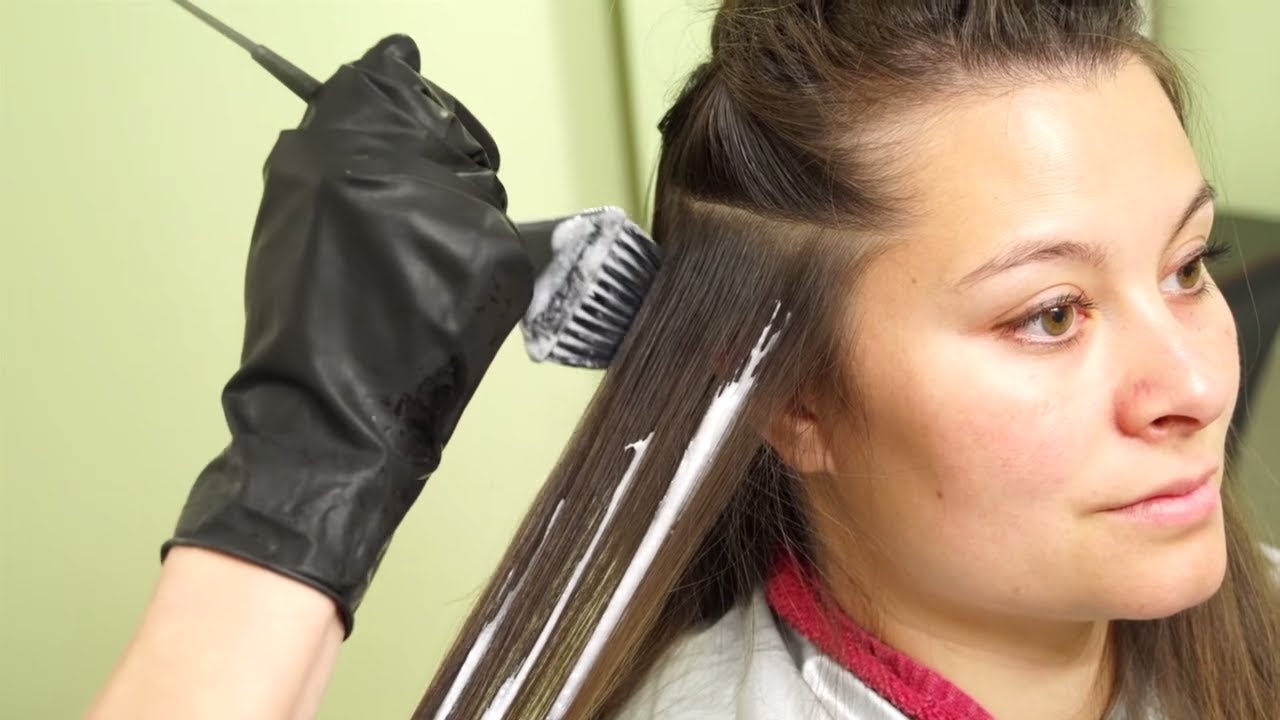 How To Balayage Ombre Step by Step Hair Tutorial - YouTube