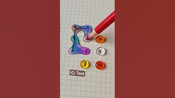 Vẽ một đường nối các giọt nước từ 1 đến 10 #quiz #iqtest #games #shorts