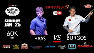REMATCH! Thomas Haas vs Julio Burgos - 9 Ball race to 21 - 60K Action!