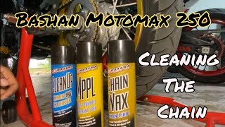 How to clean a motorcycle chain + rejet carburetor | Bashan Motomax 250
