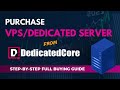 Ultimate Buying Guide: How to Purchase a VPS and Dedicated Server | DedicatedCore.com