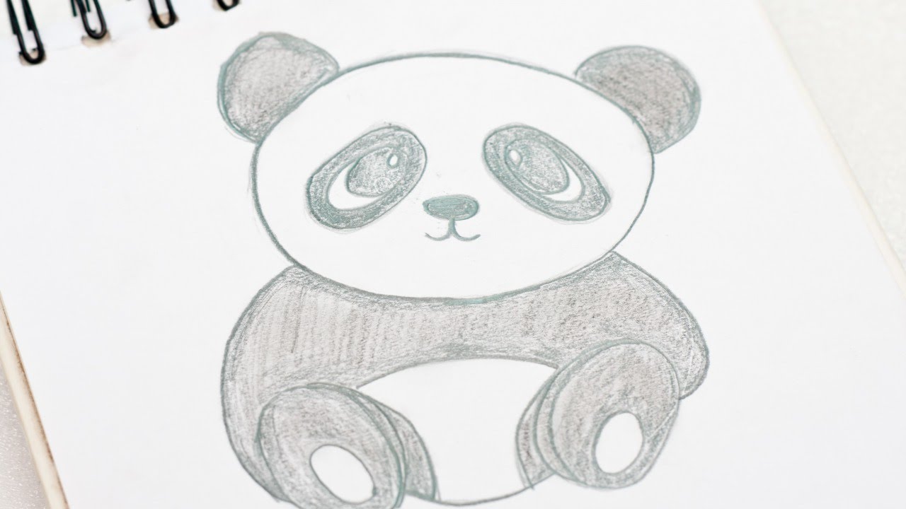 Cute Baby Panda Drawing Easy - Drawing Art Ideas