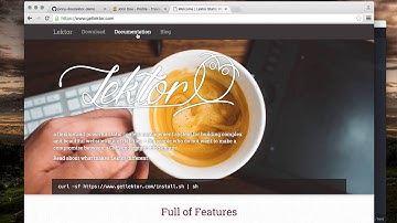 Travis-CI 및 GitHub Pages와 함께 Lektor 사용