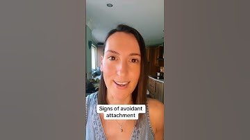 Signs of avoidant attachment #attachmentstyle #avoidantpartner