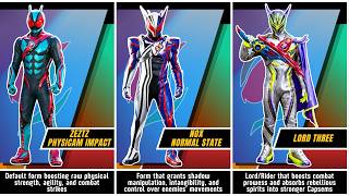 Kamen Rider Zeztz || All Riders and Their Forms #kamenrider #tokusatsu #zeztz #powerrangers
