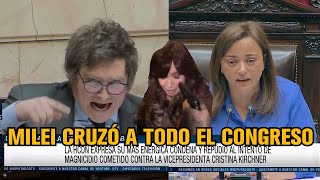 Milei Cruzó A Todo El Congreso Tras El Atentado A Cristina - Javier Milei En Diputados 3/9/2022