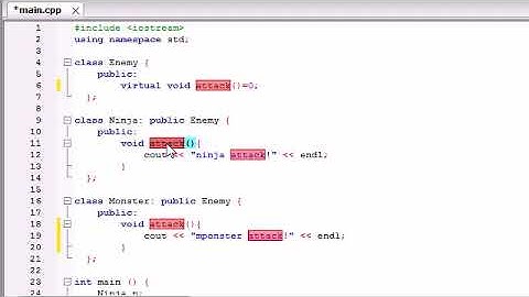 Buckys C++ Programming Tutorials   57   Abstract Classes and Pure virtual Functions