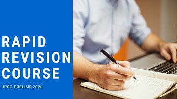 Rapid Revision Crash Course - #UPSC Prelims 2020 #CSE #History #Economy #IR #Polity #geography