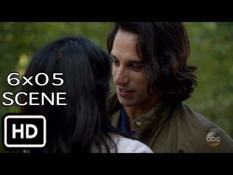 Once Upon a Time 6x05 "Aladdin and Jasmine Garden Talk" Scene Season 6 Episode 5