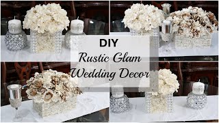 DIY RUSTIC WEDDING DECOR IDEAS | GLAM MEETS RUSTIC DECOR FT SOLA WOOD FLOWERS screenshot 2