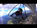 Dolomite hang gliding flying