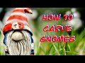 How to CARVE Wood GNOME !         Easy for EVERYONE to start carving