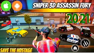 Sniper 3D Assassin Fury: FPS Offline games 2021 {Android - iOS} Walkthrough Gameplay Part 1-2 screenshot 3