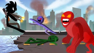 VIREI STICKMAN E LUTEI COM ZUMBI MUTANTE!! (STICKMAN VS ZUMBIS) screenshot 5