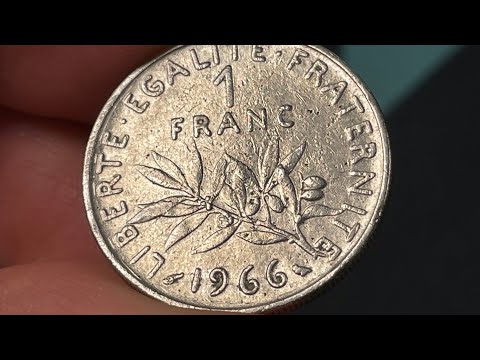 1966 France 1 Franc Coin • Values, Information, Mintage, History, and More