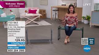 Ideaworks 2in1 XL Garden Folding Seat and Kneeler