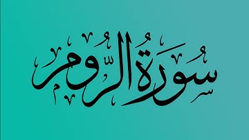 30 - المصحف المرتل | سورة الروم | القارئ الشيخ احمد النفيس- Surat Ar-Rum