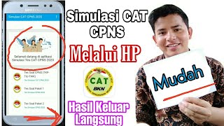 Aplikasi Simulasi CAT CPNS 2020 Melalui Android Terbaik Tinggal download 🔥 screenshot 5
