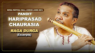 Pandit Hariprasad Chaurasia ~  Royal Festival Hall, London (june 2001) ~ Raga Durga (excerpts)