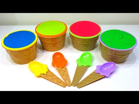 Play Doh Ice Cream Surprise Eggs Toys Daniel Tiger Peppa Pig Paw Patrol Happyfunclub