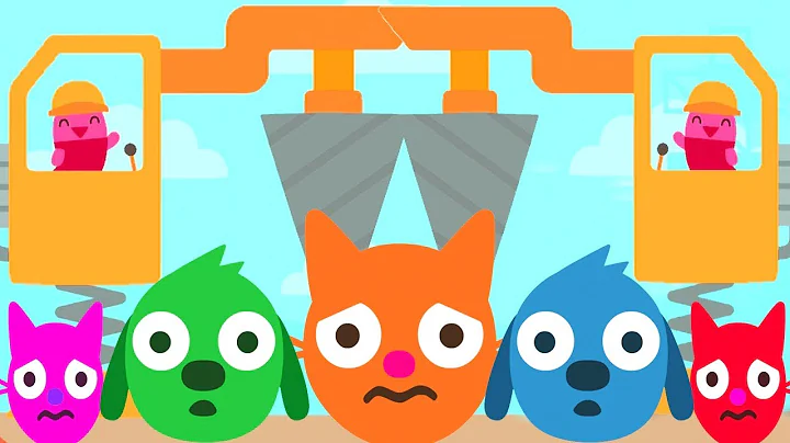 Sago Mini Trucks & Diggers Games - Fun Time To Build Beautiful Color Sago House Gameplay