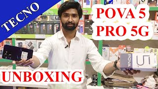 tecno pova 5 pro 5g unboxing in pakistan 2024 | First impression | Alien Look Phone