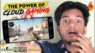 Running High Graphics Pc Games In Phone At Max Settings ! | Cs Go In Phone With Cloud gaming ! | screenshot 4