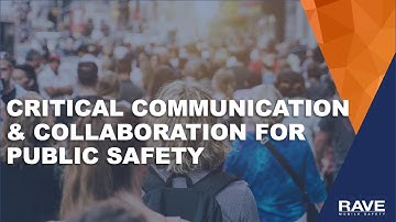 Critical Communication And Collaboration Solution For Public Safety