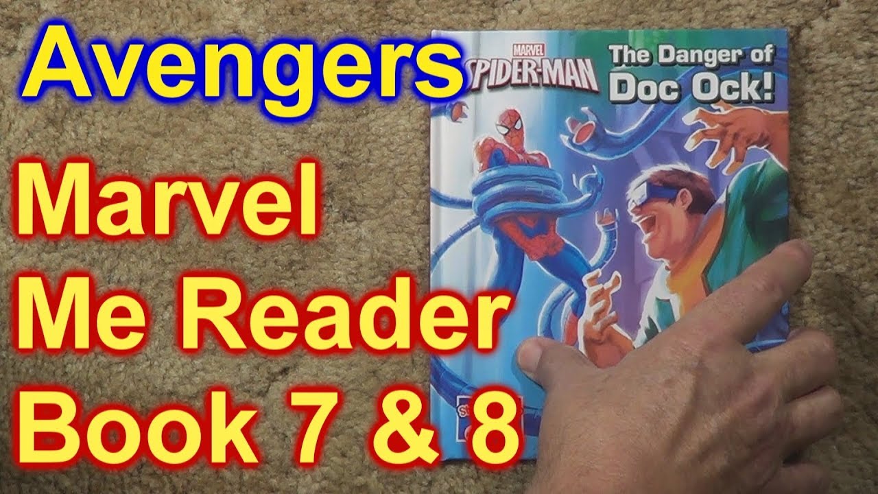 Marvel Electronic Reader and 8Book Library Me Reader Book 7 & 8 Meet