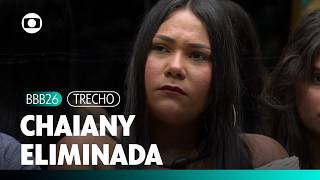 Chaiany É A Décima Segunda Eliminada Do Bbb 26 Bbb 26 Tv Globo