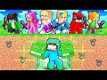 HUNTERS vs HACKER SPEEDRUNNER In Minecraft!