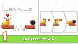 Snake Apple - Gameplay Walkthrough Part 1 (iOS,Android) screenshot 4