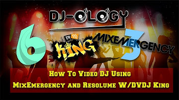 How To Video DJ with MixEmergency and Resolume With DVDJ King
