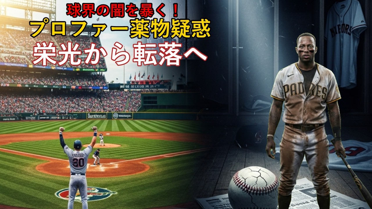 プロファー薬物疑惑の『真実』：栄光から転落へ、隠蔽された野球界の闇を暴く！