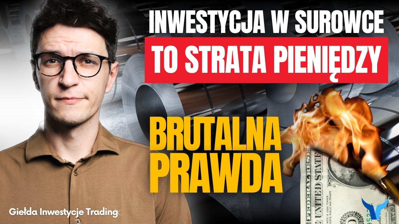 Branża finansowa Ci o tym nie powie - długoterminowe inwestowanie w surowce kończy się stratami!