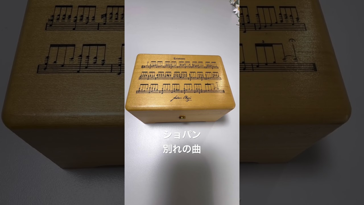 REUGE スイス製 真鍮オルゴール Tristesse 別れの曲　ショパン 安価 別れの曲 ショパン Tristesse 真鍮オルゴール スイス製 REUGE