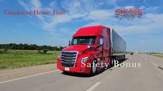 Drive Earn and Thrive with Stevens Trucking