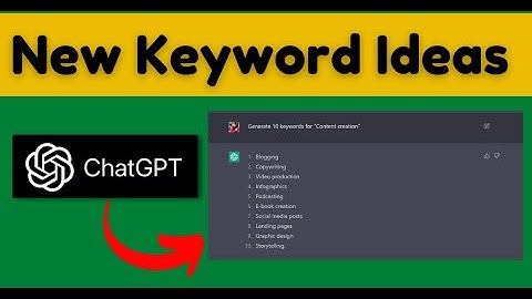 How to Find New Keyword Ideas using ChatGPT in 2023