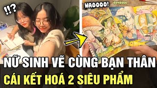 Vẽ và đổi tranh với bạn thân MỖI 5 PHÚT, cái kết hoá TUYỆT PHẨM khiến dân mạng trầm trồ | TÁM TV