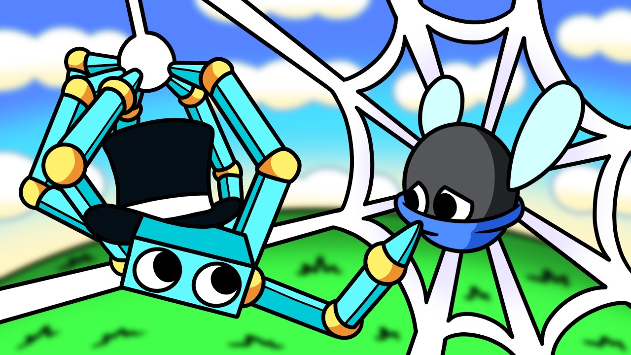We Web and Eat Every Fly and Cause Chaos in A Webbing Journey!