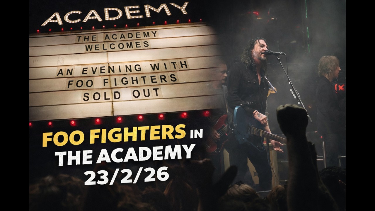 Foo Fighters Live at The Academy Dublin – Best Moments + Crowd Energy